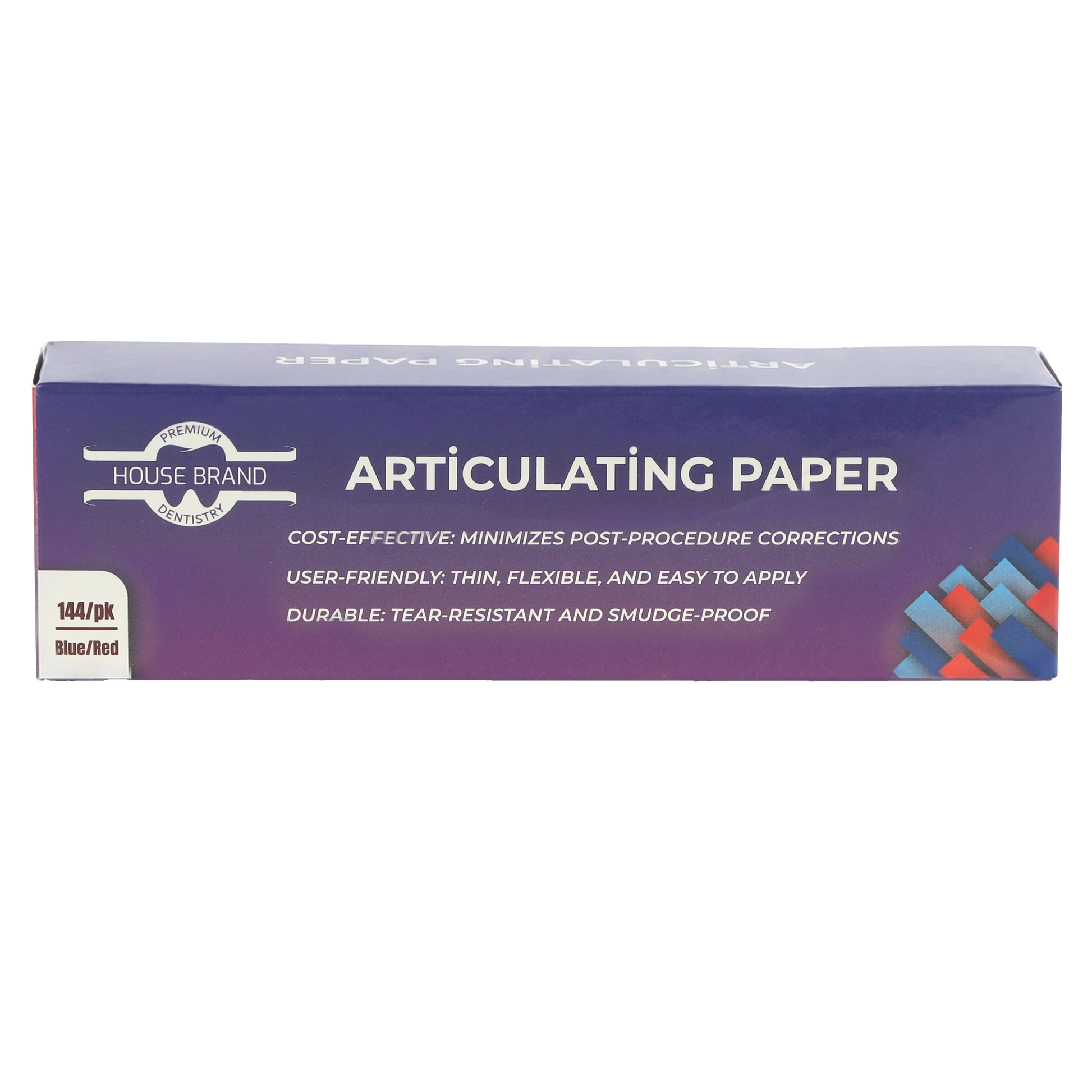 HSB Articulating Paper Strips XX-Thin Blue 144/Pk (400955)