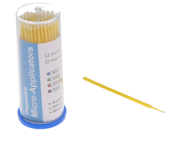 HSB-Micro-Brush Disposable Applicators, Fine, Green, 4 x 100/Pk, 101310