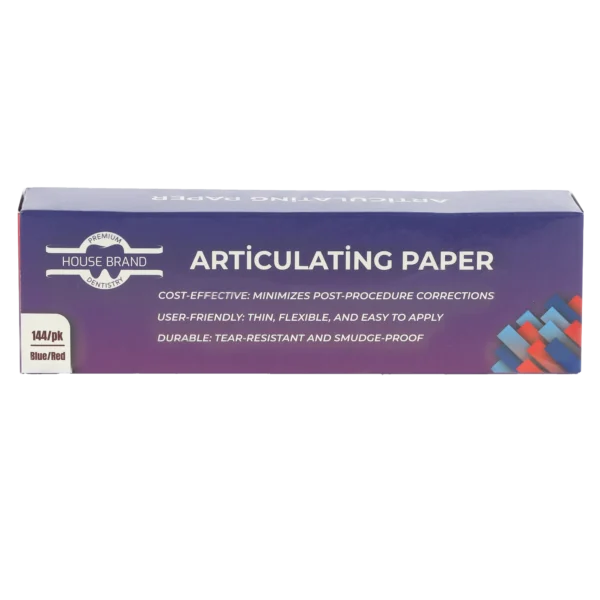 HSB Articulating Paper Strips Thick 79 Microns Blue 144/Pk (400956)