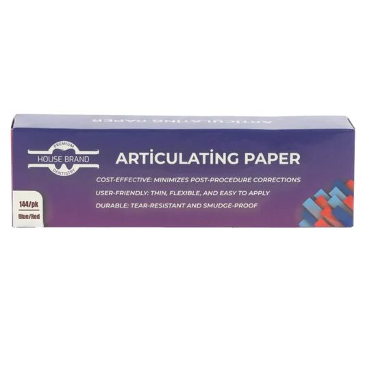 HSB Articulating Paper Strips Thin 71 Microns Blue 144/Pk (400953)