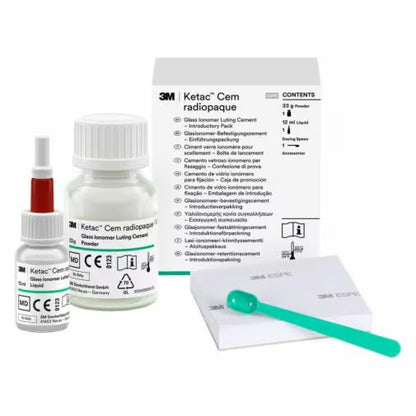 3M™️ Ketac™️ Cem radiopaque Glass Ionomer Luting Cement Introductory Kit, 37200