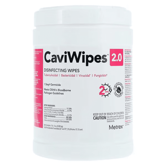 Metrex CaviWipes 2.0 6" x 6.75" Large 160 Wipes/Pk (MET-14-1100)