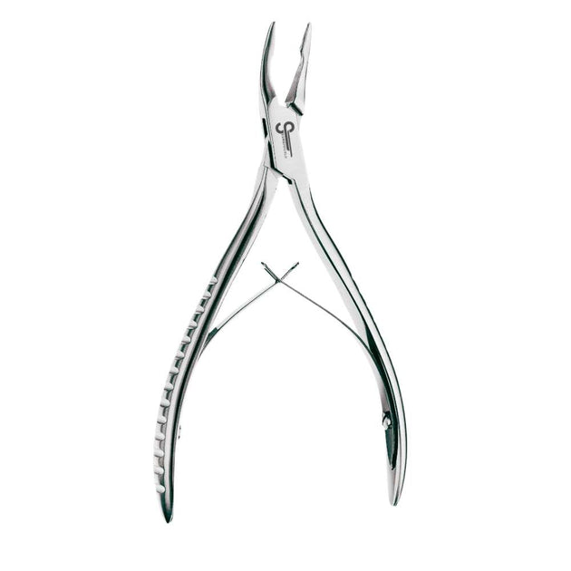 Mini Friedman Bone Rongeur Slightly Curved, 1.3 mm Jaw Microsurgical Bone Rongeur - SurgiWorld BR122