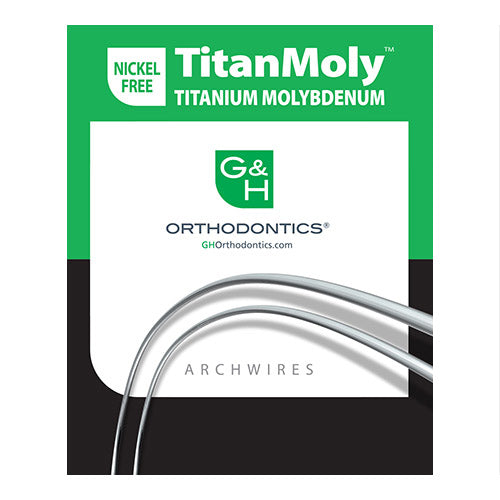 TMA TitanMoly™ Titanium Molybdenum, .016 Round Trueform™ I, 10/Pk