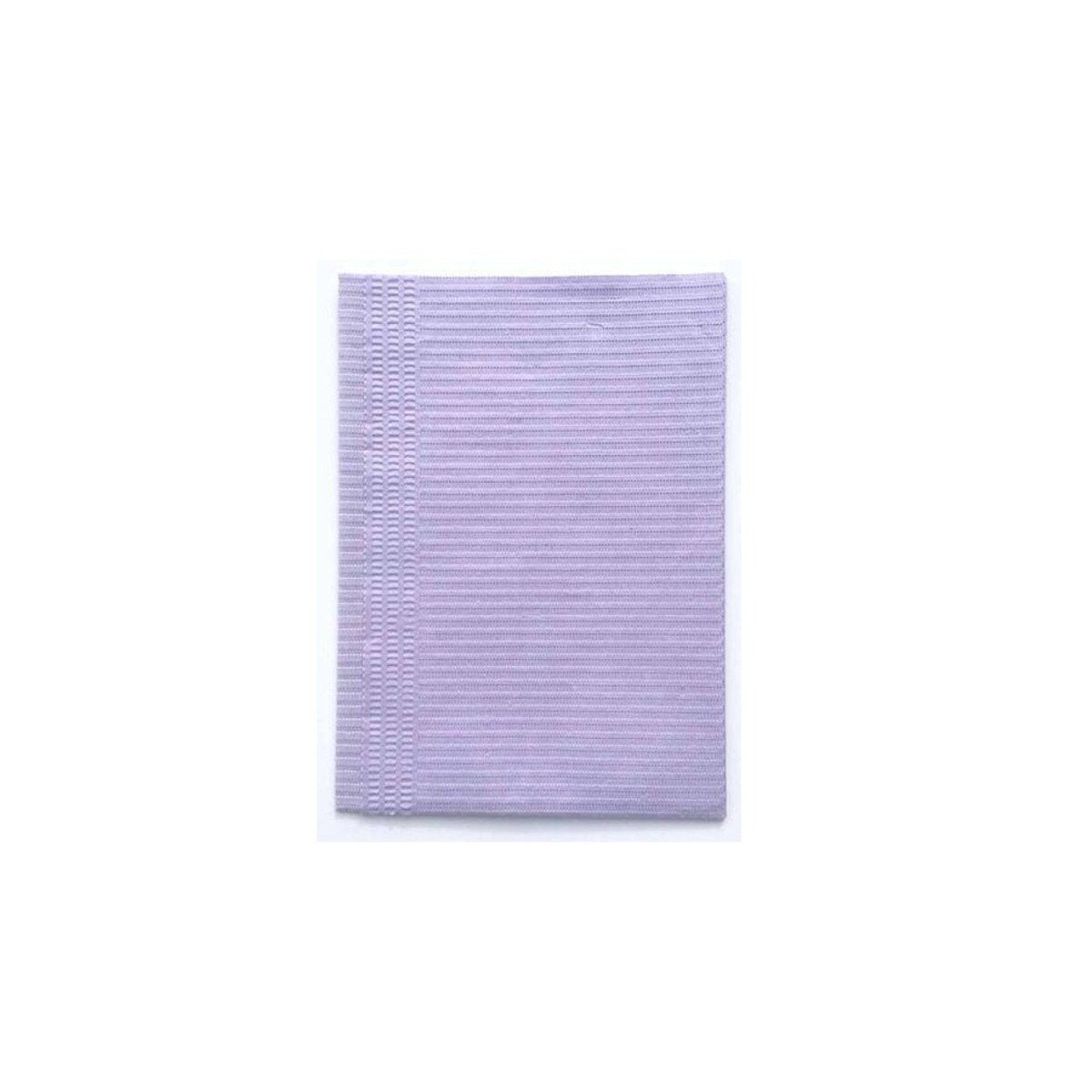 D2: Dental Bibs 2 Ply tissue 1 Ply Poly Lavender - PP129-L.