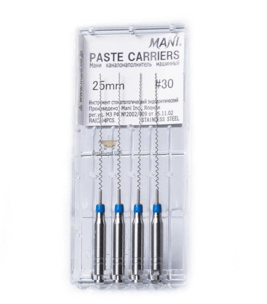 Paste Carriers/Lentulo 4/pk 25mm #25-#40