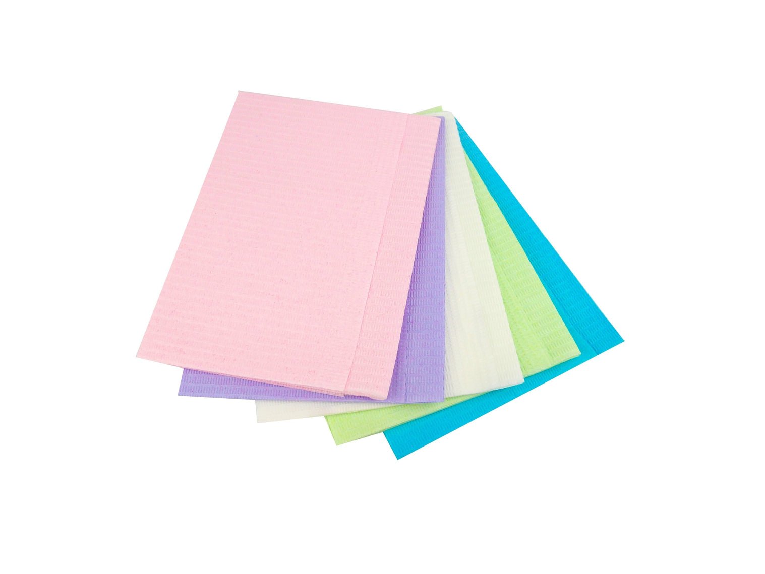 Mark 3: Dental Bibs 2 Ply tissue 1 Ply poly 500/cs White - 1319WH