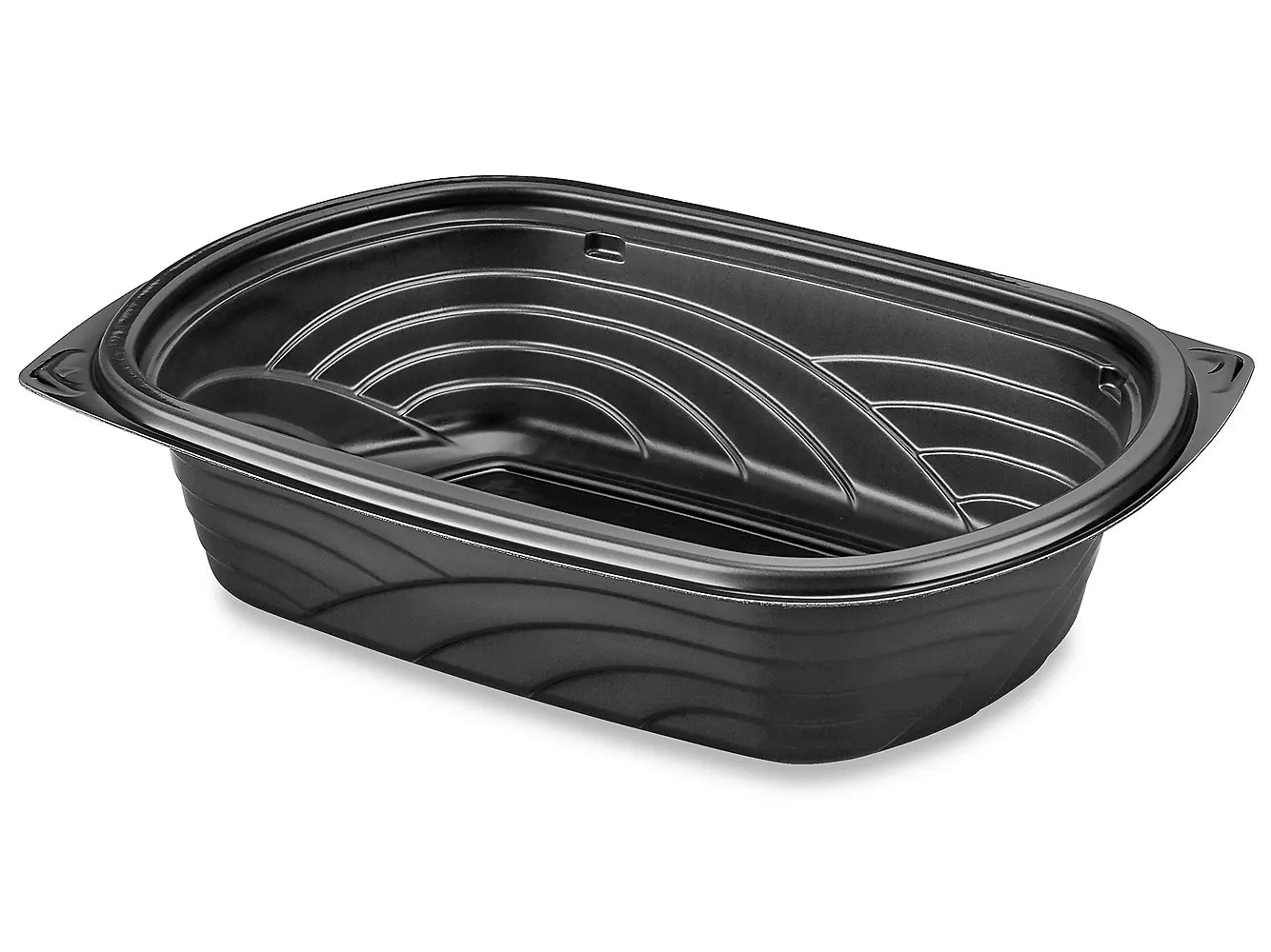Black Base for Two-Piece Take-Out Containers - 32 oz, S-20514, 250/CS