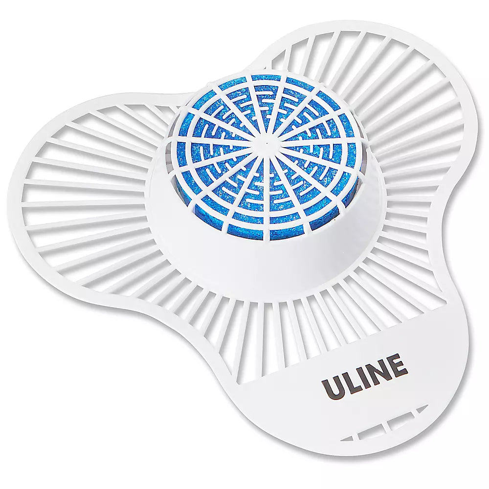 Uline Urinal Screen with Block, S-8127, 12/cs