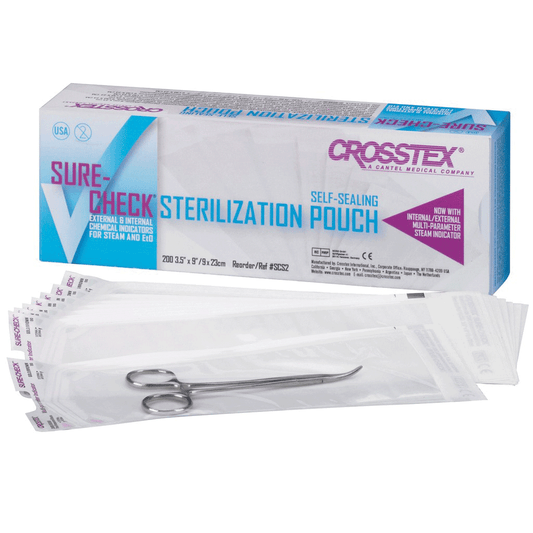 Crosstex: Sterilization Pouches Sure-Check 12x15 - SCL12152