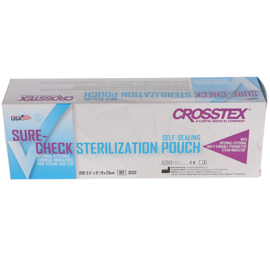 Crosstex: Sterilization Pouches Duo Check 3.5x9 - SCS 2
