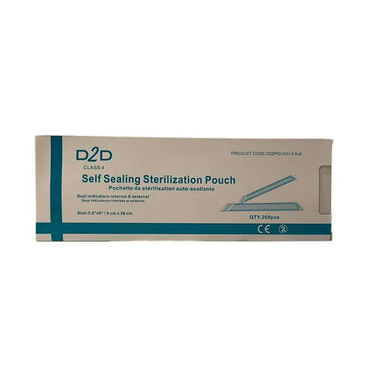D2: Sterilization Pouches 200/box 2.75"x10" - SP105