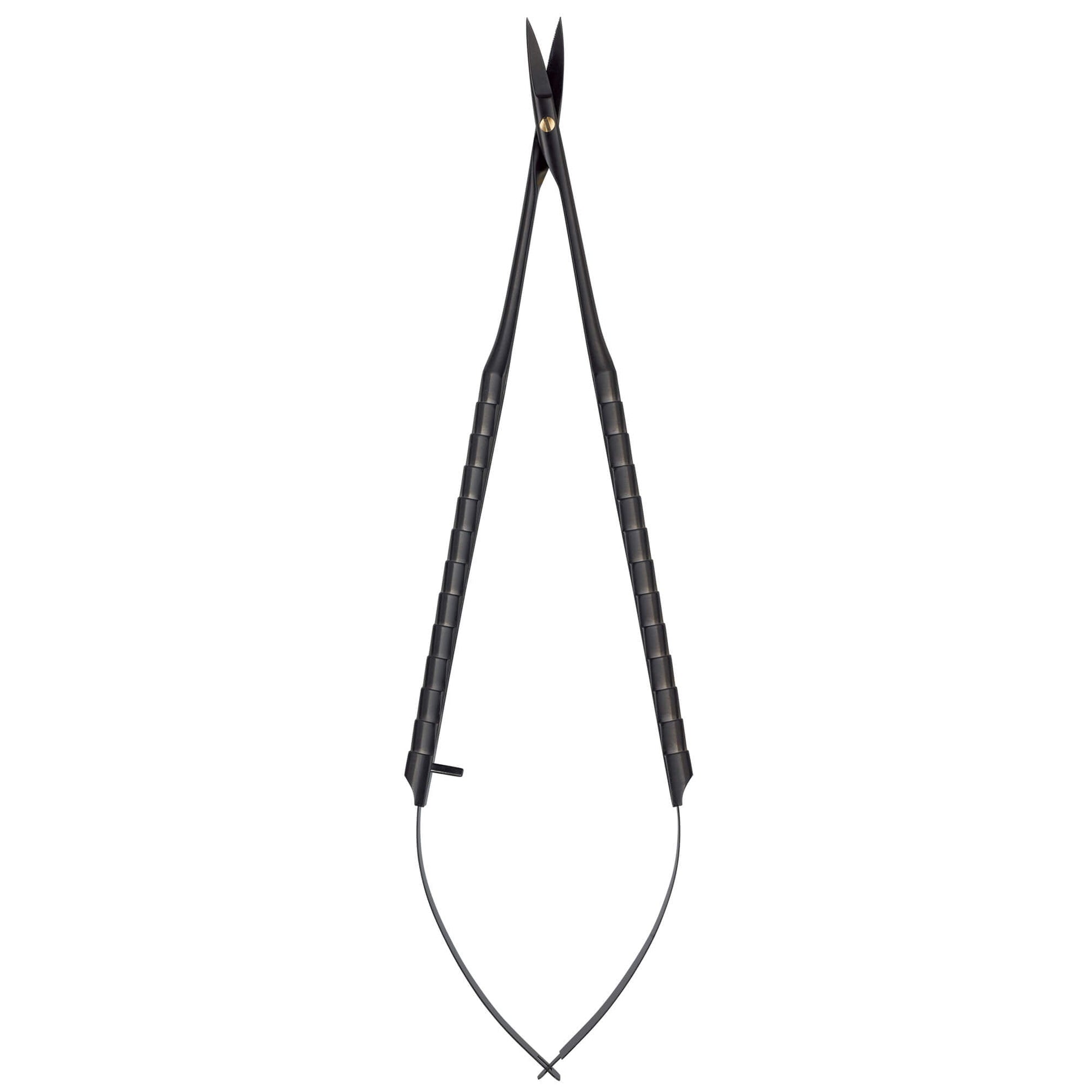 Castroviejo Curved Micro Siyah Scissor, 16.5CM - HiTeck Medical Instruments