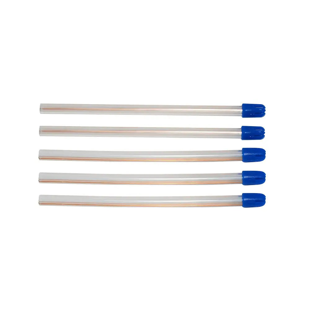 Saliva Ejectors 100/box, clear with blue tip