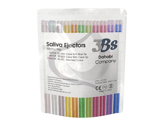 Saliva Ejectors Assorted- 100/box