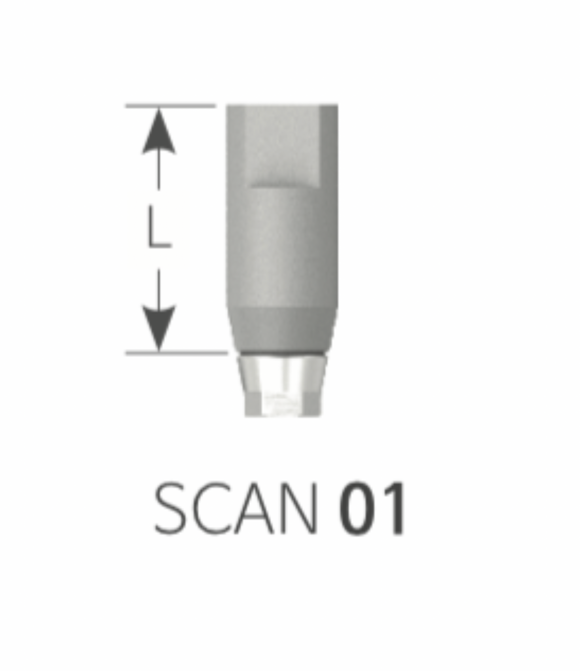 DIO Scan Body for UFII Implants | SCAN 01 (9mm) & SCAN 01-15 (15mm)