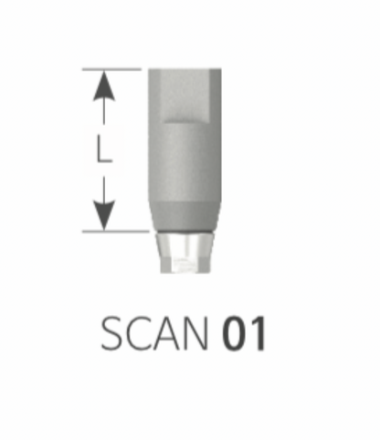DIO Scan Body for UFII Implants | SCAN 01 (9mm) & SCAN 01-15 (15mm)