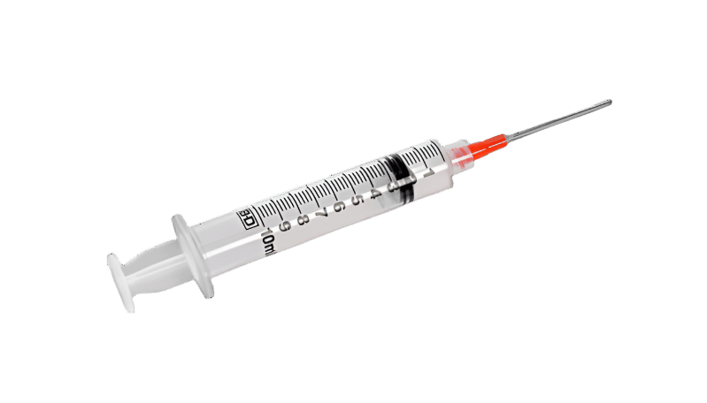 BD Luer-Lok Syringe with Attached Blunt Fill Needle - 18GA  - 3mL-1.5"-100/Box