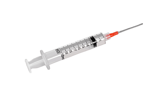 BD Luer-Lok Syringe with Attached Blunt Fill Needle - 18GA - 5mL-1.5"-100/Box
