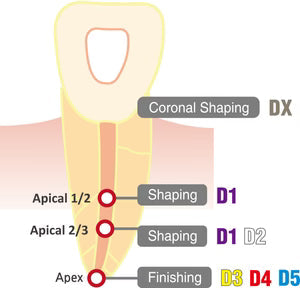 Dia-X NiTi Rotary Files  4/Pk-DiaDent