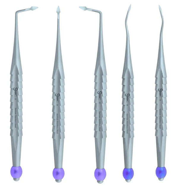 Spade Luxator Set of 5 with Dental Cassette - SurgiWorld EL231