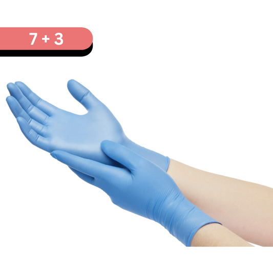 Infection Control, Stevens Nitrile Examination Gloves, Powder-Free, Large, 200/Box