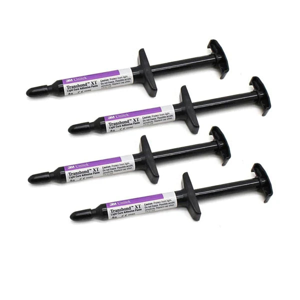 3M -Transbond  Refill 4 x 4 Gm Syringes Light Cure Adhesive paste 16g