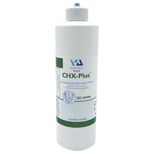 Vista Apex CHX-Plus 2% Chlorhexidine Gluconate Irrigation Solution 16Oz