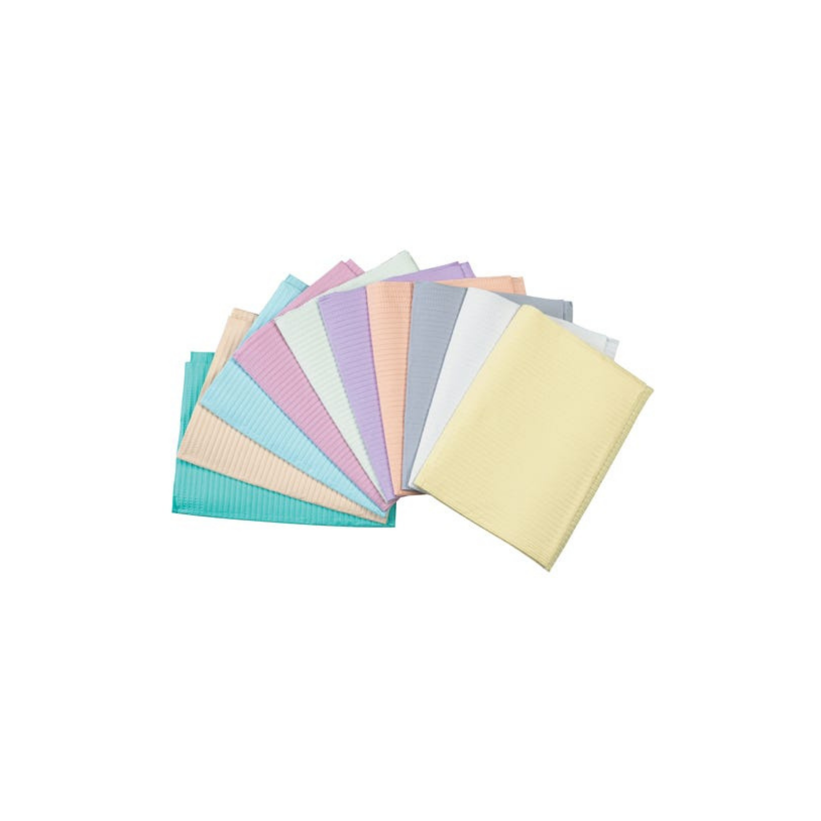 Crosstex: Dental Bibs 2 Ply tissue 1 Ply poly  Blue - WEXABL