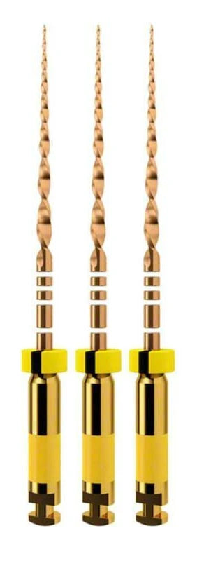 WaveOne Gold Small 25mm Reciprocating Endodontic Files – 3/Pk- A0753225G0S03