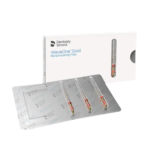 WaveOne Gold Small 25mm Reciprocating Endodontic Files – 3/Pk- A0753225G0S03