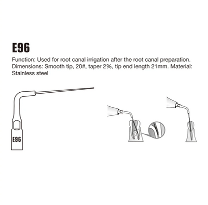 Woodpecker Endo 3 Ultrasonic Tips – Endodontic Irrigation & Cleaning