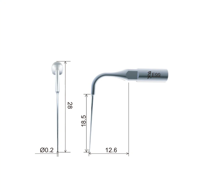 Woodpecker Endo 3 Ultrasonic Tips – Endodontic Irrigation & Cleaning
