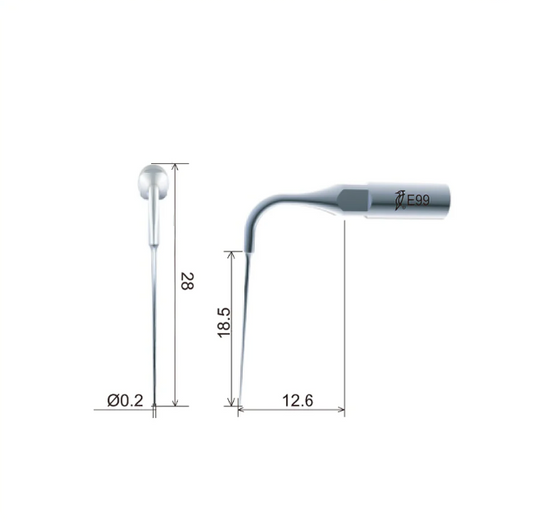 Woodpecker Endo 3 Ultrasonic Tips – Endodontic Irrigation & Cleaning