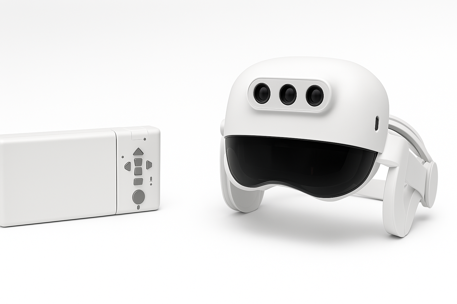 arLoupe 3D Electronic Loupe with remote control unit, featuring an advanced head-mounted magnification system for dental and surgical professionals. Designed for precision and comfort, this innovative loupe enables real-time image adjustments, seamless digital integration, and enhanced optical clarity for high-accuracy procedures.