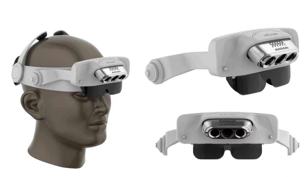 arLoupe G-L3508 3.5x 8x digital dental loupe front view