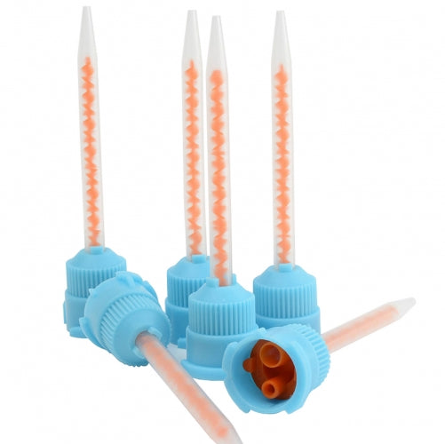 10:1 Blue & Orange Temporary Crown Integrity- Protemp -Luxatemp  Mixing Tips 50/Pkg Duo DenT