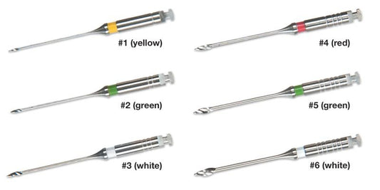 Gates Glidden Drills – RA, 6/Pkg, Size 6 32 mm