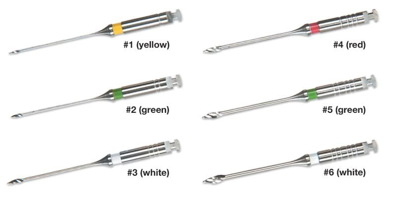 Gates Glidden Drills – RA, 6/Pkg, Size 3 32 mm