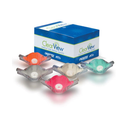 Nitrous Oxide ClearView Nasal Masks Pediatric Strawberry 12/Box #33037-11