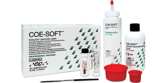 GC America COE-SOFT Soft Denture Reline Material Economy Package
