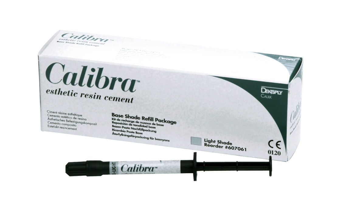 Calibra® Esthetic Resin Cement, Base Syringe (2 g) Refills, Transparent
