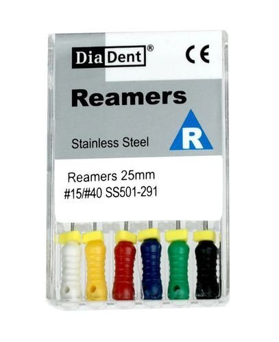 Reamers - Stainless Steel 6 files/box - Size #21 mm, Number # 80