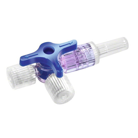 B Braun Discofix® 3-Way Stopcock, Blue, BB - 4095111