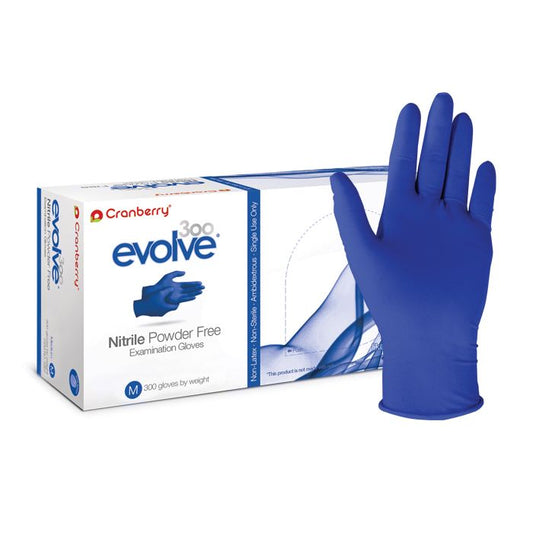 Cranberry-Evolve Nitrile Powder Free Exam Gloves 300/Box