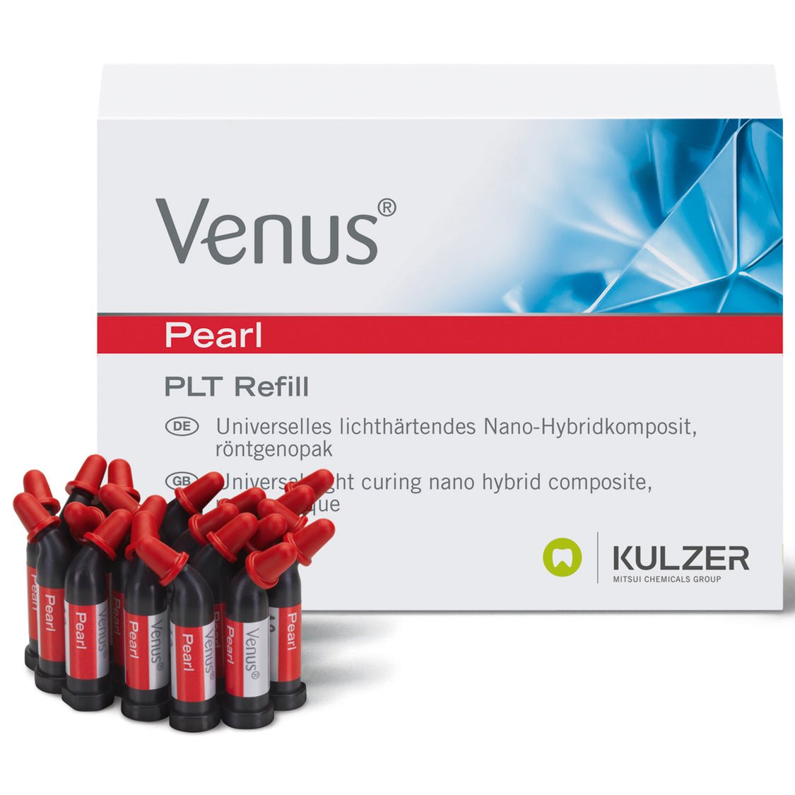 Venus Pearl Nanohybrid Bulk Fill, Light-Cure, PLT Refill, Universal Viscosity, 0.2 g, 20/Pk - Shade B3