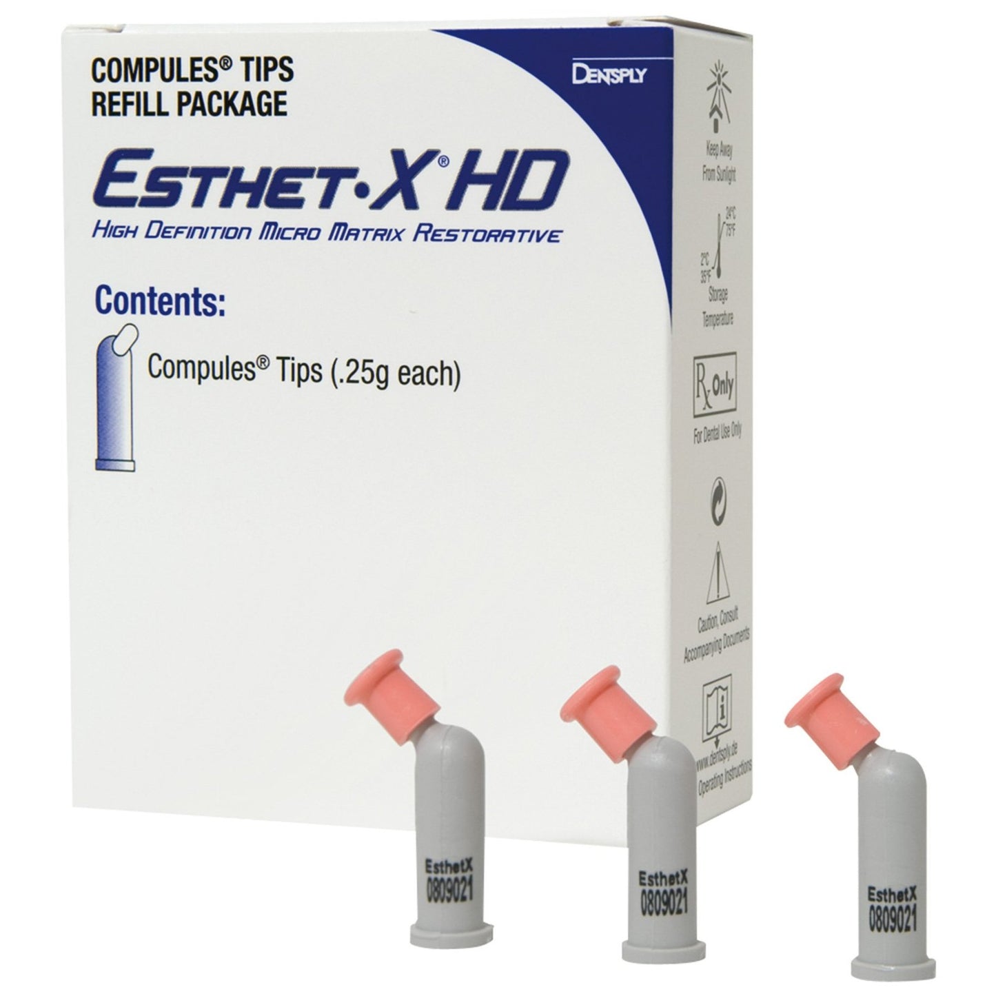 Esthet•X® Flow Liquid Micro Hybrid Restorative – 0.25 g Compula® Tips Refill, 20/Pkg, Shade A3