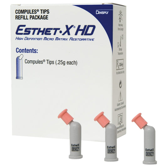 Esthet•X® Flow Liquid Micro Hybrid Restorative – 0.25 g Compula® Tips Refill, 20/Pkg, Shade A2