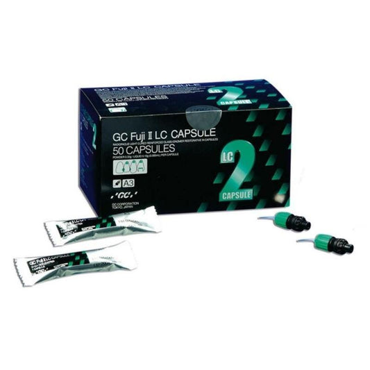 GC America Fuji II LC Capsule Light-Cured Resin-Reinforced Glass Ionomer B3
