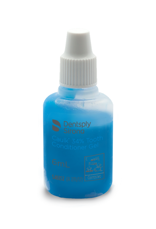 Caulk® 34% Tooth Conditioner Gel, 6 ml Bottles Refill 2/Pkg
